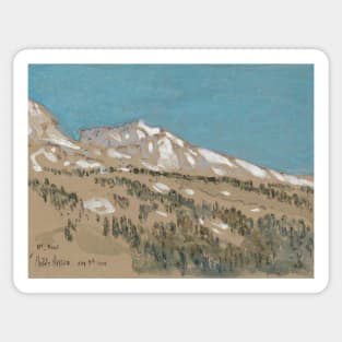 Mount Hood, Oregon by Childe Hassam Sticker